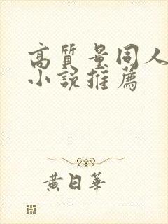 高质量同人综漫小说推荐封面