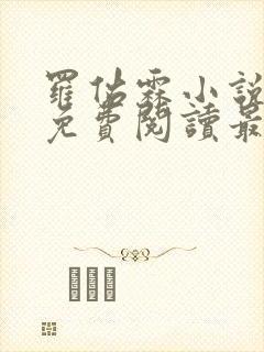 罗佑霖小说全文免费阅读最新章节