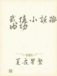 武侠小说排行榜内功