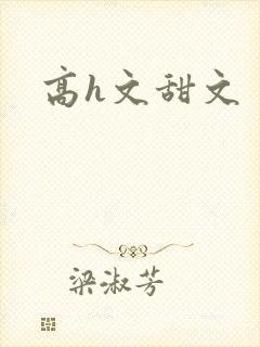 高h文甜文