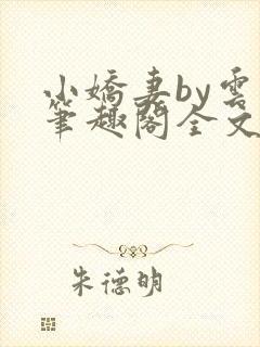 小娇妻by云间笔趣阁全文免费阅读封面