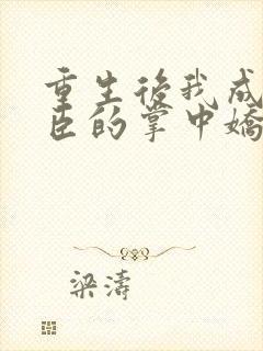 重生后我成了权臣的掌中娇全本