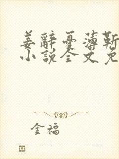 姜辞忧薄靳修的小说全文免费阅读笔趣阁