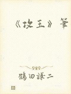 《攻玉》笔趣阁封面