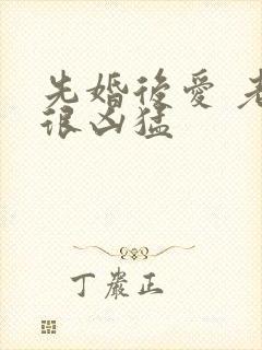 先婚后爱 老公很凶猛