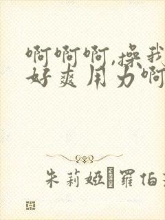 啊啊啊,操我,好爽用力啊封面