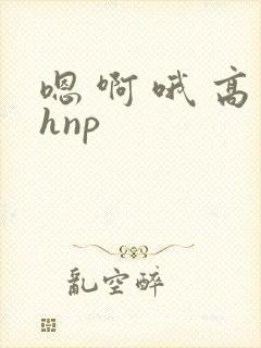 嗯 啊 哦 高hnp