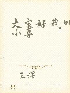 大家好 我叫林小喜