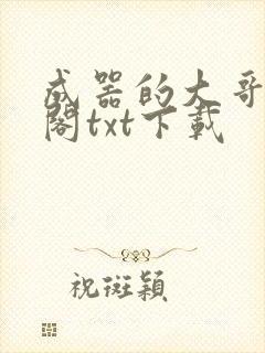 成器的大哥笔趣阁txt下载