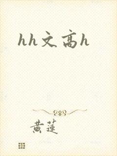 hh文高h封面