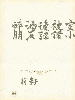 醉酒后被室友男朋友认错小说封面