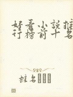 好看小说推荐排行榜前十名