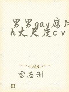 男男gay腐片h大尺度cⅴ小蓝