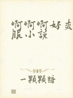 啊啊啊好爽好舒服小说