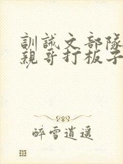 训诫文部队闯祸亲哥打板子小说沈子