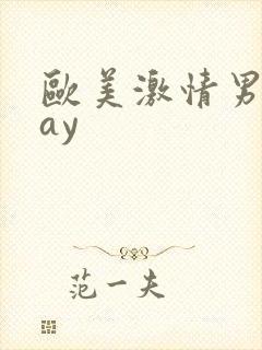 欧美激情男同gay