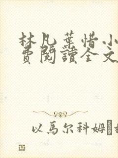 林凡叶惜小说免费阅读全文最新章节笔趣阁