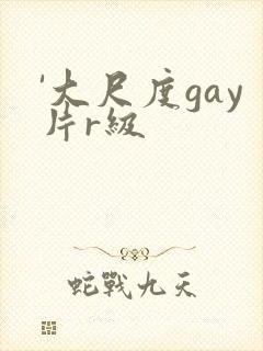 '大尺度gay片r级封面