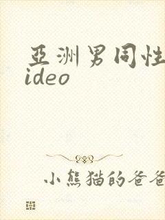 亚洲男同性恋video