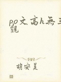 po文高h无三观