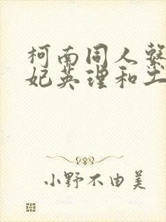 柯南同人系列之妃英理和工藤有希子