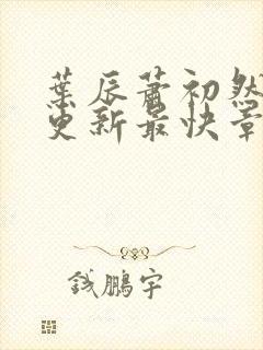 叶辰萧初然刚刚更新最快章节