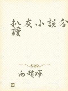 扒灰小说分节阅读封面