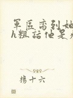 军区脔到她哭hh粗话他是疯批