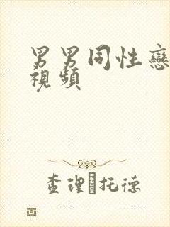 男男同性恋互操视频