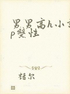 男男高h小说np双性