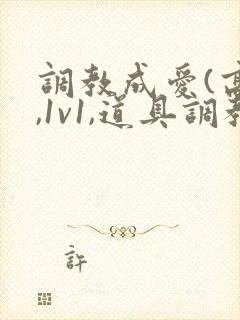 调教成爱(高h,1v1,道具调教)