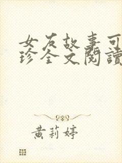 女友故事可反慧珍全文阅读
