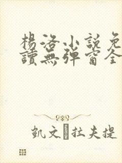 杨洛小说免费阅读无弹窗全文封面