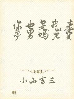 你也是我老婆的梦男吗免费阅读