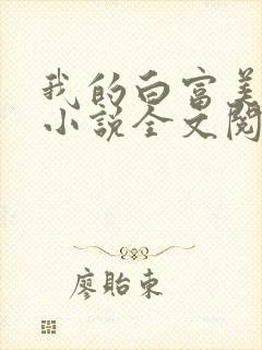 我的白富美老婆小说全文阅读封面
