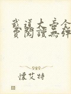 武道大帝全文免费阅读无弹窗封面