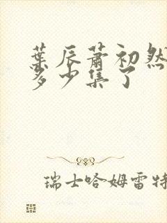 叶辰萧初然更新多少集了