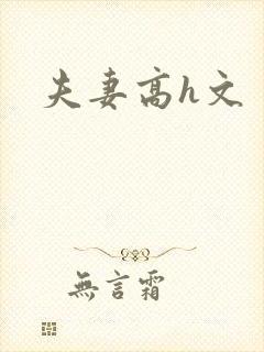 夫妻高h文封面
