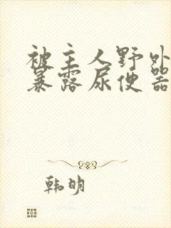 被主人野外调教暴露尿便器