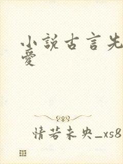 小说古言先婚后爱