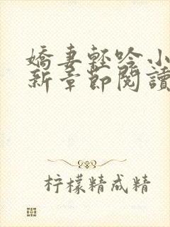 娇妻轻吟小说最新章节阅读封面