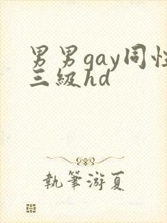 男男gay同性三级hd