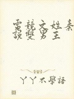 电竞文姓秦的小说双男主