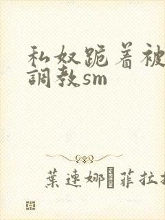 私奴跪着被主人调教sm