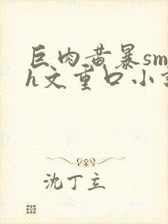 巨肉黄暴sm高h文重口小说封面