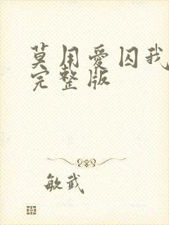 莫用爱囚我小说完整版封面