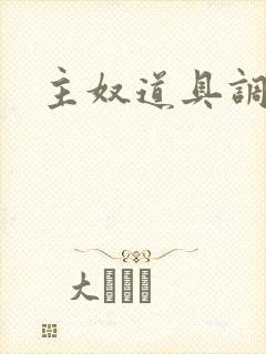 主奴道具调教文封面