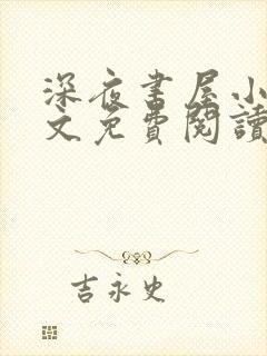 深夜书屋小说全文免费阅读封面