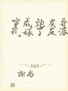 穿成炮灰哥儿后我嫁了反派好看吗