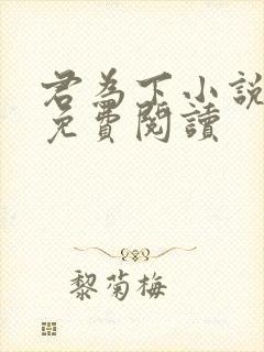 君为下小说全文免费阅读